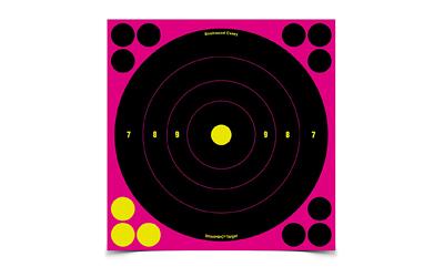 B/c Sht-n-c Bullseye Tgt Pink 6-8in