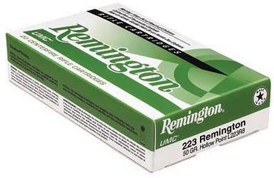 Rem Ammo Umc .223 50gr. Jhp