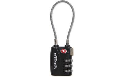 Bulldog Tsa Lock W/steel Cable