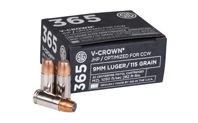 Sig Ammo 365 9mm Luger 115gr.
