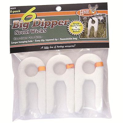 Hme Scent Wicks Big Dipper 6pk