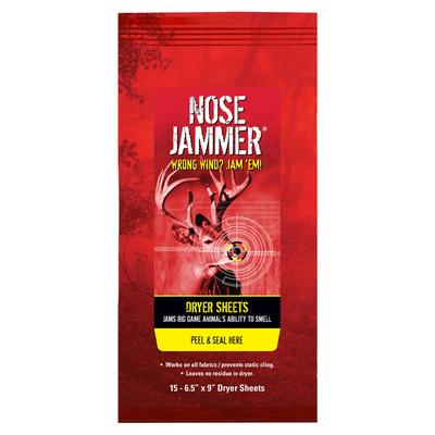 Nose Jammer Dryer Sheets W/