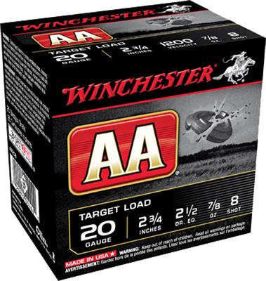 Win Ammo Aa Target 20ga. 2.75in