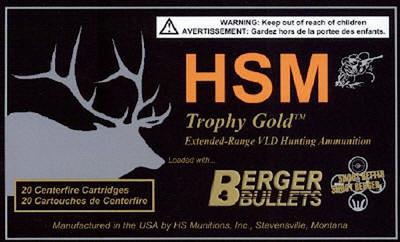 Hsm Ammo 7mm Rem U Mag 168gr.