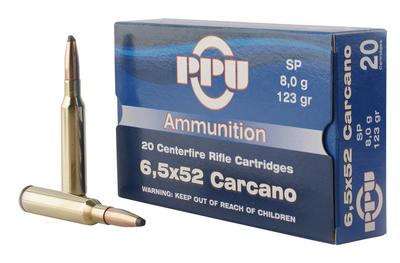 Ppu 6.5x52 Carcano 123gr