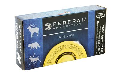 Fed Pwrshk 7mmrem 175gr Sp 20/200